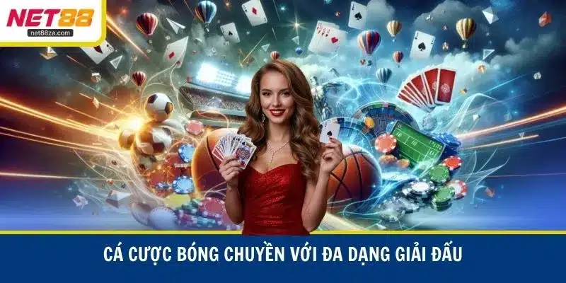 Cá cược bóng chuyền với đa dạng giải đấu